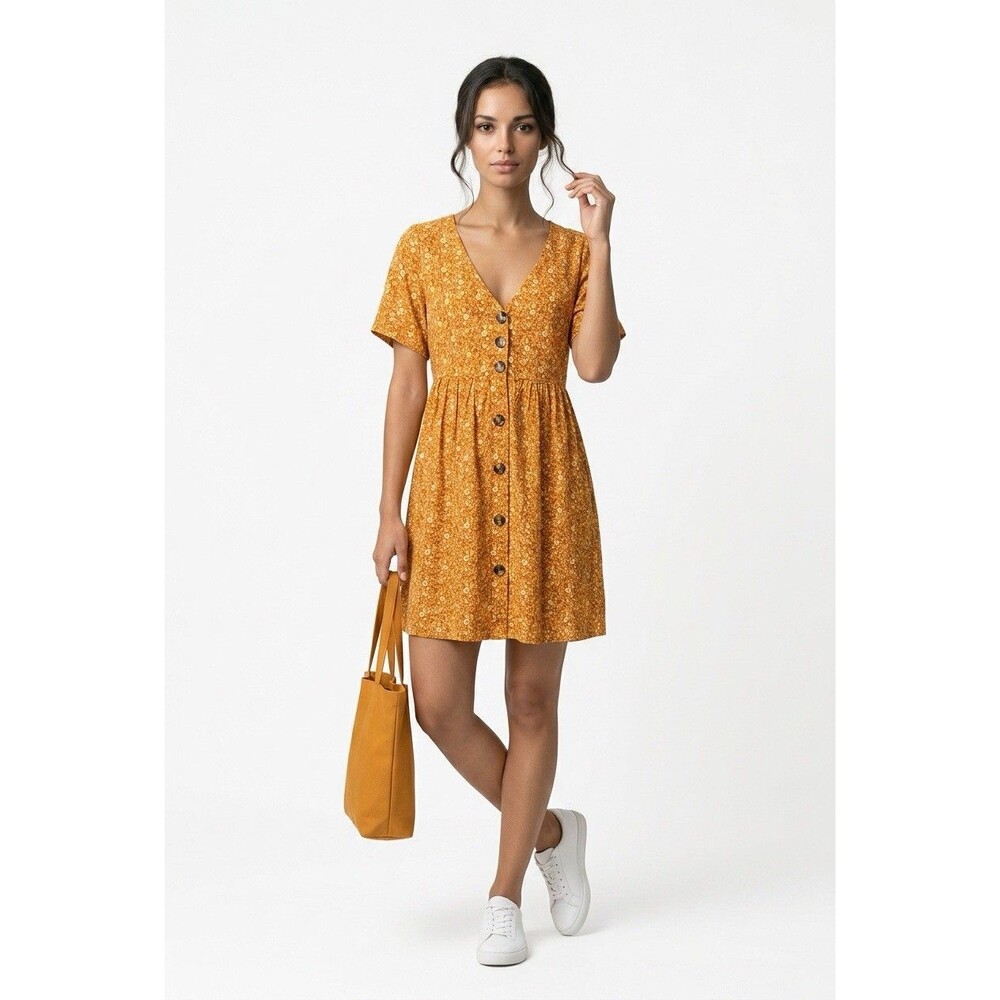 Madewell Small Boho Floral Dress With Pockets